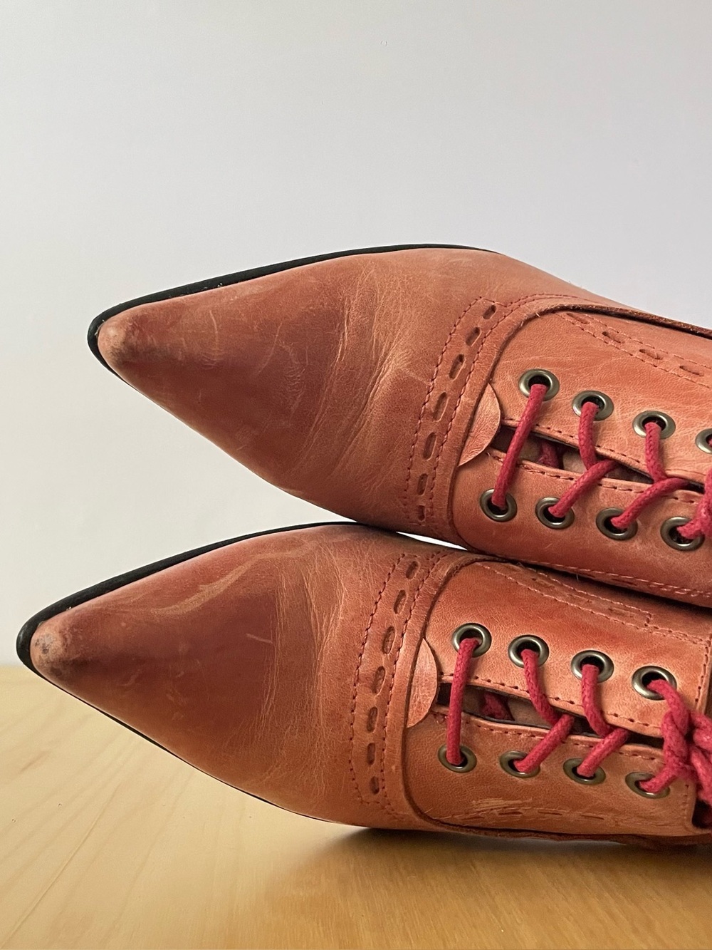 Spira Coral Leather Pointed-Toe Heels | EU 37 - Picture 5 of 9